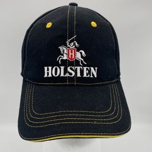 HOLSTEN Beer Black Adjustable Cap Hat